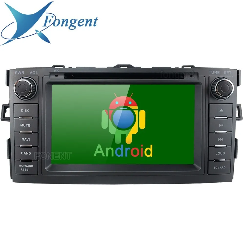 

Android Unit 2 din radio Car Multimedia For Toyota Auris 2008 2009 2010 2011 2012 Vehicle GPS Navigation DVD Audio Auto Stereo