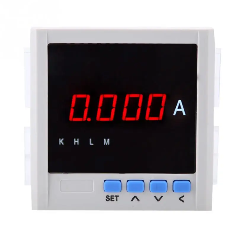 Distribution Automation AC Ammeter,Digital Display Single Phase AC Ammeter 1A/5A with RS485 Communication for Substation Automation 
