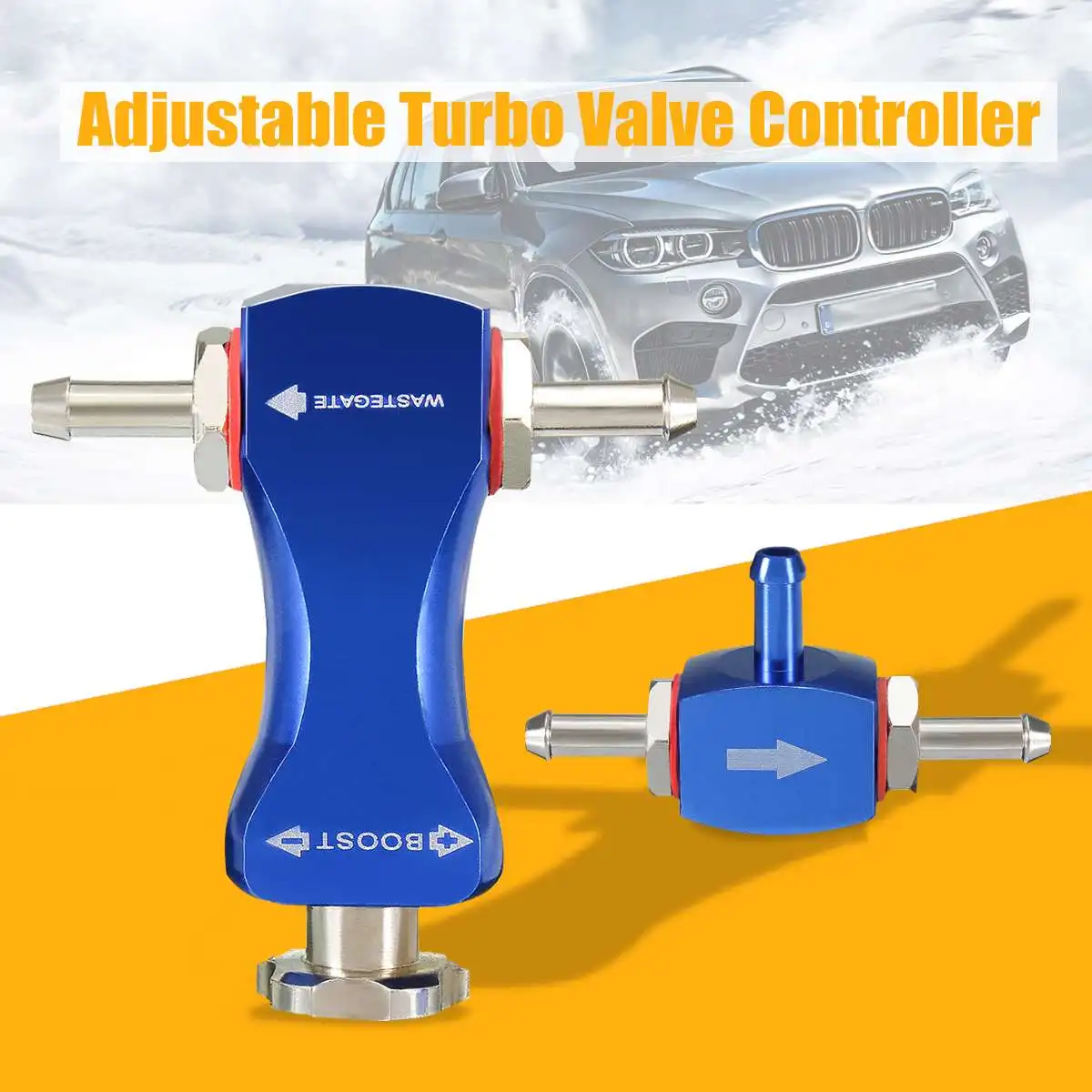 

Universal Adjustable Bilateral Turbo Valve Manual Car Vehicle Boost Controller Booster For AUDI TT A3 A4 A6 TURBO black red blue