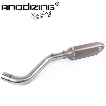 

Motorcycle Exhaust middle pipe + exhaust Muffler for Benelli 600 BJ600 BN600 Slip-On