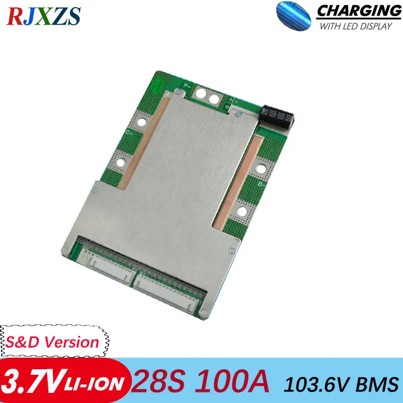 

BMS 28S 100A/80A/60A bms 2019 new Li-ion 120V large high current BMS PCM for electric bike electric car 120a bms