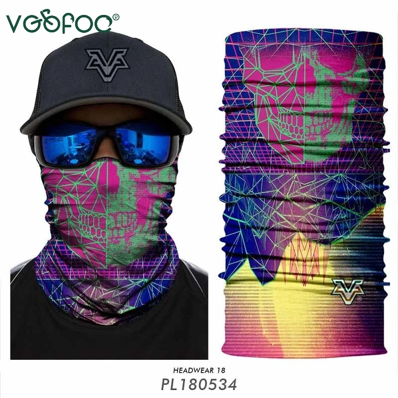 Wholesale Cycling Windproof Sport Scarf Head bandana ciclismo men Fishing scarf Camo Bandanas