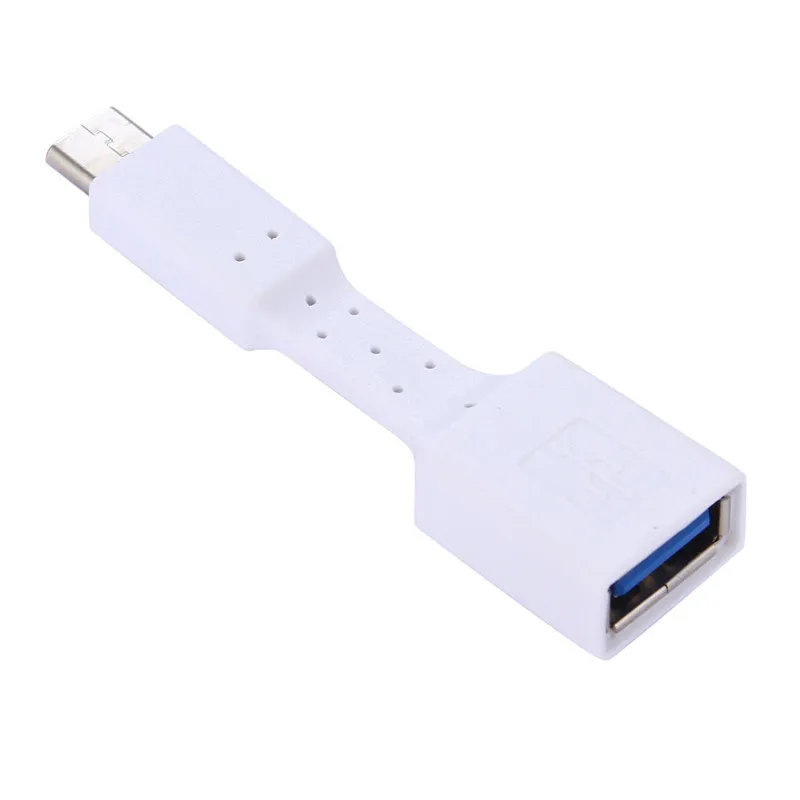 

New 2Pcs Radom Color Adapter USB-C 3.1 Type C Male To USB 3.0 Cable Adapter OTG Data Sync Charger Charging For Samsung S8 Plus