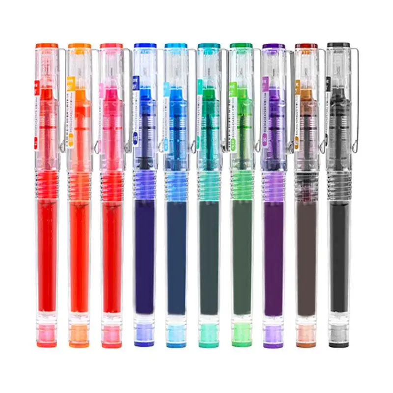 

0.5mm Colored Gel Pen Color Glitter Gel Pen Refills Pen School Supplies For Adult Coloring Books Drawing Art Markers