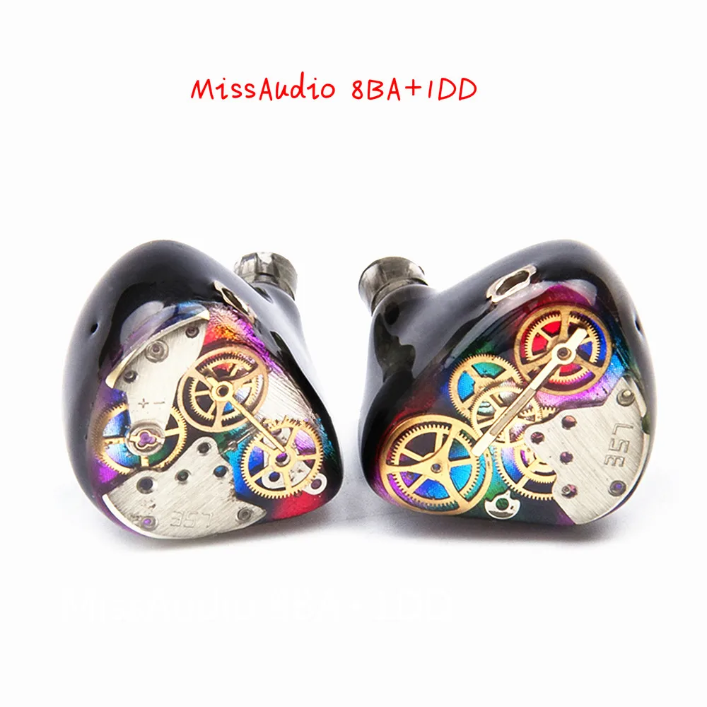 Наушники вкладыши MissAudio 8BA + 1DD Hi Fi с интерфейсом MMCX|Наушники и гарнитуры| |
