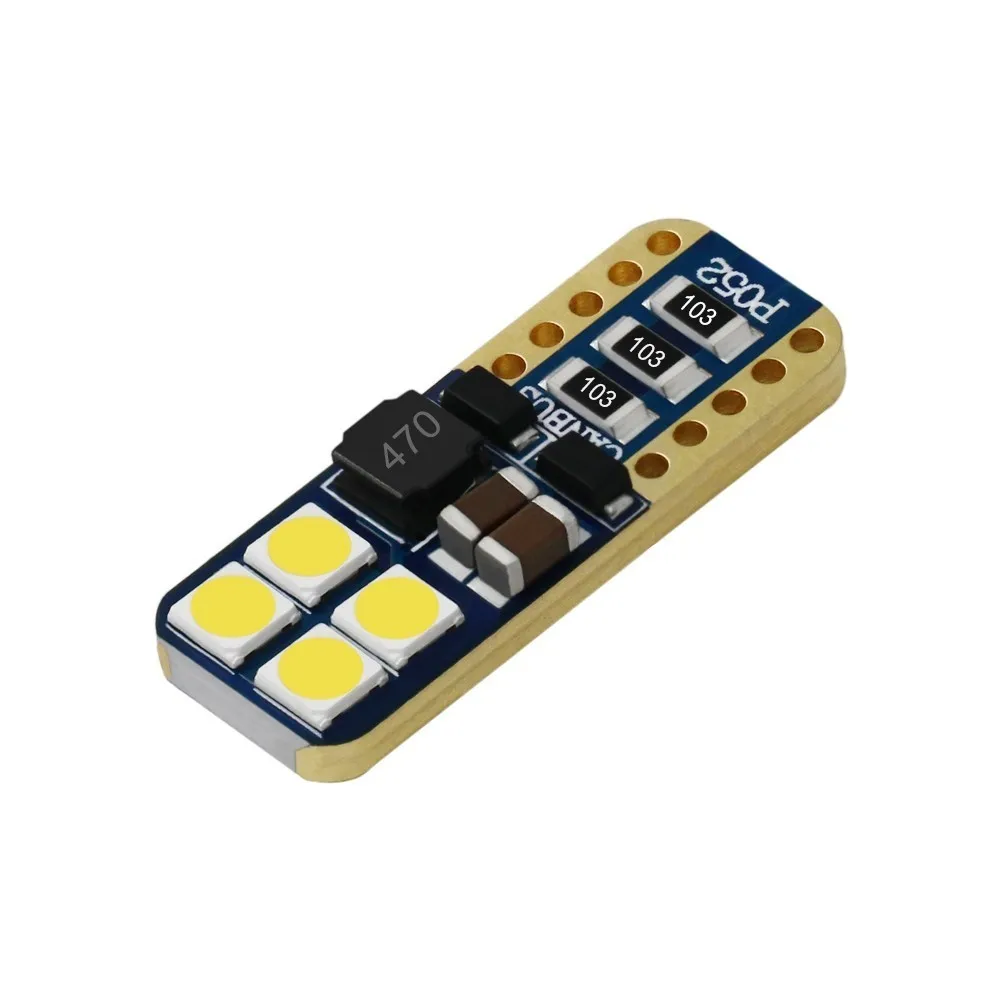 

1 Piece W5W WY5W High Quality 8SMD Chips LED Car Parking Light Canbus No Error Auto Reading Dome Lamp Wedge Tail Side Bulb