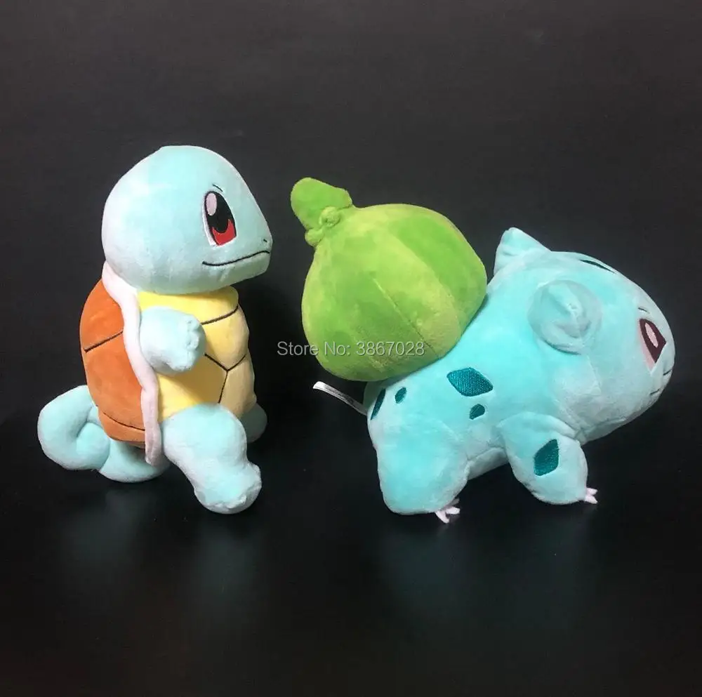 Новые подлинные Bulbasaur Сквиртл плюшевая кукла игрушка, прекрасный подарок