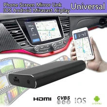 HD Phone Screen Mirror Link Car Display Dongle For IOS Android Miracast Airplay