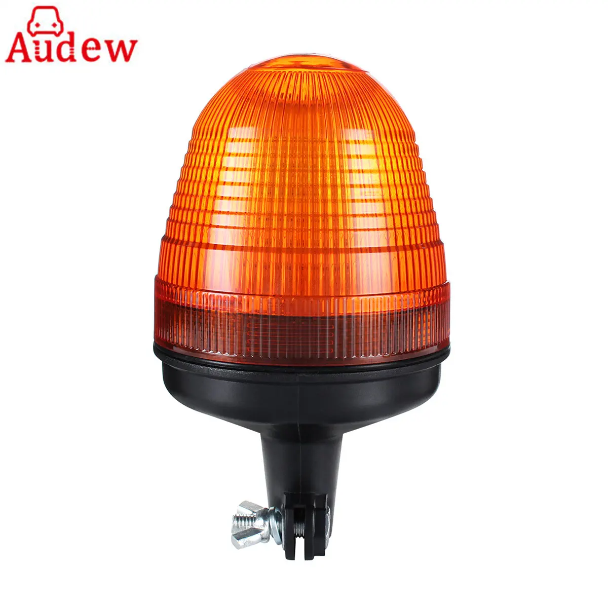 

12V/24V LED Rotating Flashing Amber Beacon Flexible Pole Mount Tractor Warning Light for Truck