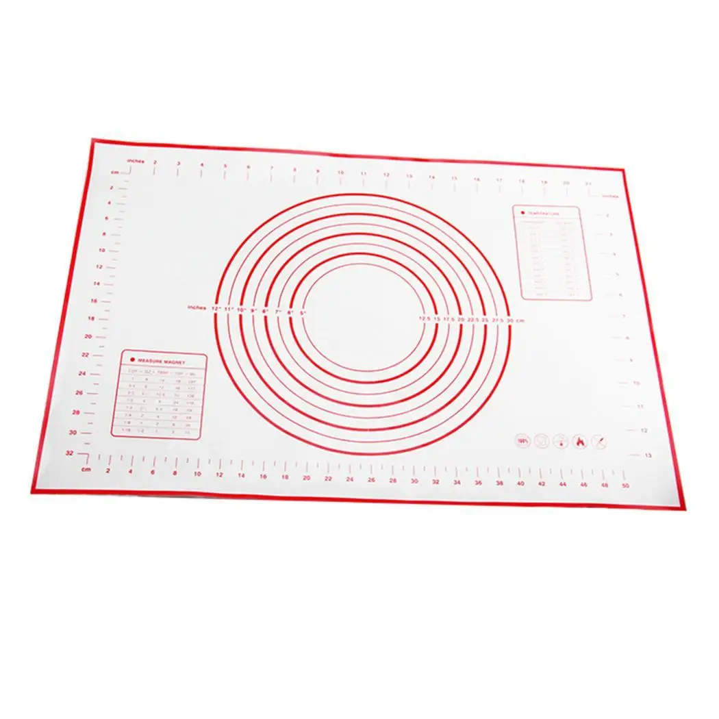 

Silicone Baking Mat Pizza Dough Maker Pastry Kitchen Gadgets Cooking Tools Utensils Bakeware KneadingBakeware Accessories Party