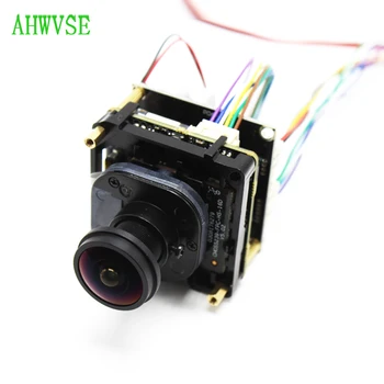 

AHWVSE HD POE IP Camera 5MP Onvif IP Camera 5MP 1.8mm Fisheye Wide Angle CCTV Camera 48V POE Module