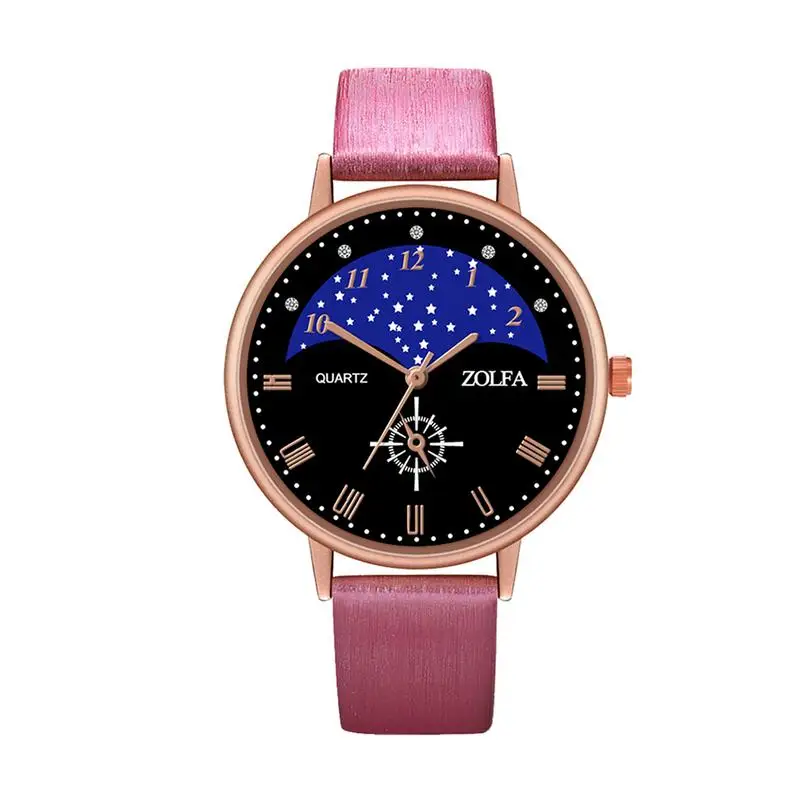 For ZOLFA Fashionable Simple Scale Ladies Watch Two-Pin Couple Quartz Student | Наручные часы