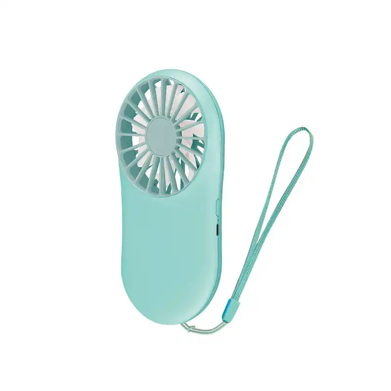 Jiu Si Color : E Portable USB Small Fan Mini Handheld Portable Mini Fan Student Dormitory Bed Mute Office Desktop Car Desktop Handle Small Fan Wind Green Light Cute USB Fan