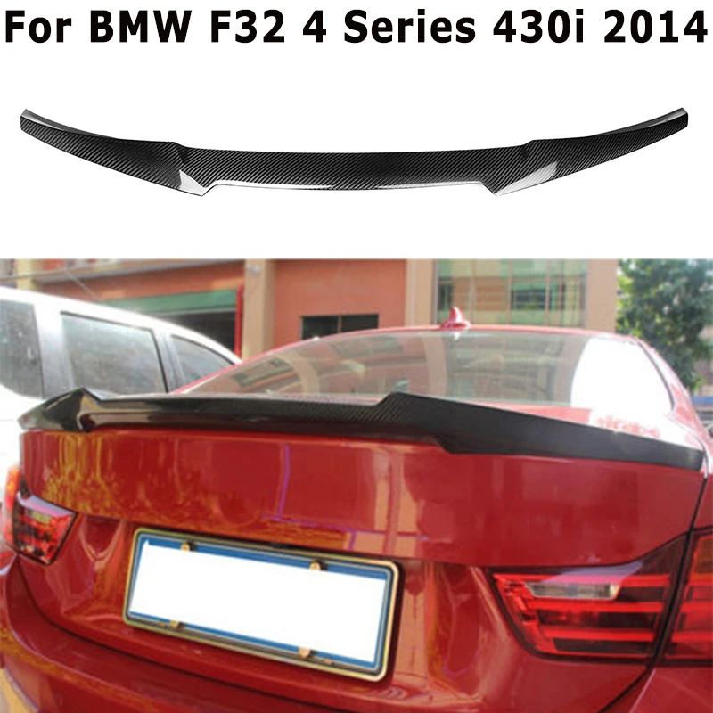 

F32 Full Real Carbon Fiber Rear Trunk Spoiler Trunk Boot Lip for BMW F32 4 Series 430i M4 TYPE 2014 - present