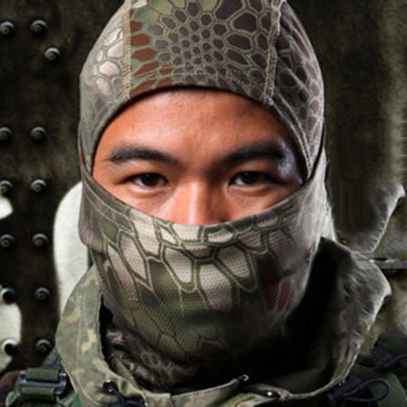 Outdoor Full Face Mask Ski Motorcycle Cycling Military Winter Windproof Hat