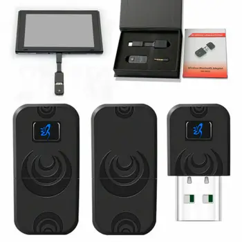 

Wireless Bluetooth Adapter Audio Headset Headphone Transmitter USB Dongle Receiver Adapter For TV PC PS4 Switch Mac 3B02