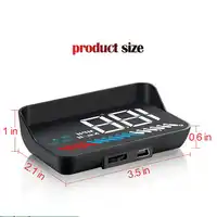 Geyiren Hud Obd Head Up Display Obd2 + Gps Dual System M7 Head Up Display Gps Overspeed Car Head Display Up Obd2 Hud Display M 7