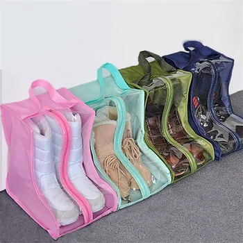 

Boots Oxford PVC Waterproof Organizer Pouch Multifunctional Shoes Dust Proof Storage Bag Short Boots Dust Cover