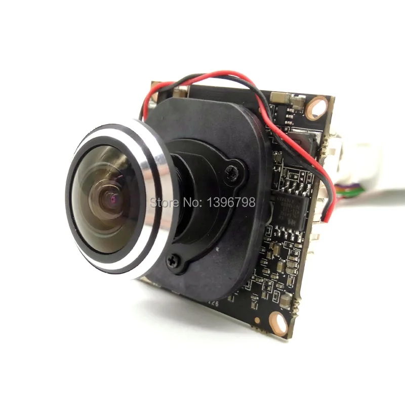 H.264/H.265 модуль ip камеры SONY IMX307 2MP 1080P 360 градусов широкоугольный Рыбий глаз