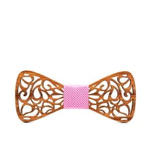 Зебра деревянный полый галстук-бабочка ручной работы винтажный экологический европейский и американский галстук-бабочка горячий деревянный галстук-бабочка галстук мужской костюм