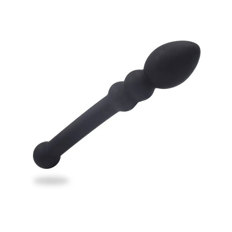 Soft Silicone Anal Beads Plug Butt Sexe Toys For Men Woman Black Dildo Anus Massager Ass Stimulate Masturbator Adult |