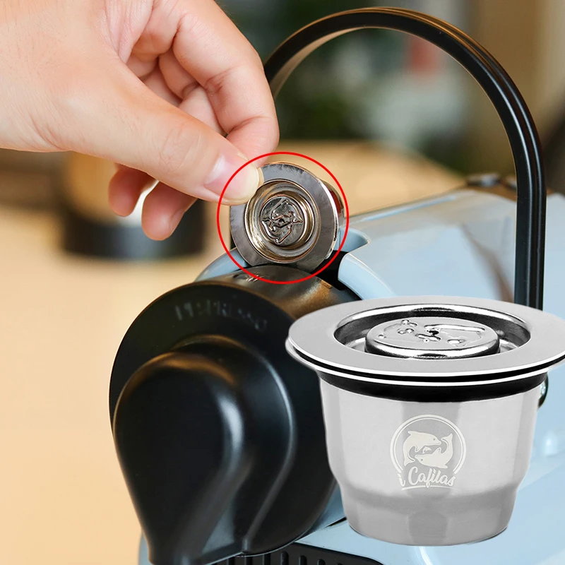 Coffee Filter Tools WStainless Steel Refillable Reusable Coffee Capsule Pod For Nespresso Machine