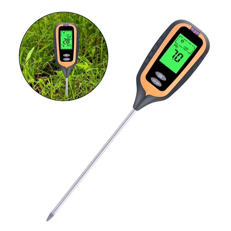 

4 in 1 Soil Water Moisture Light PH Meter Tester Digital Analyzer Test Detector for Garden Plant Flower Hydroponic Garden Tool