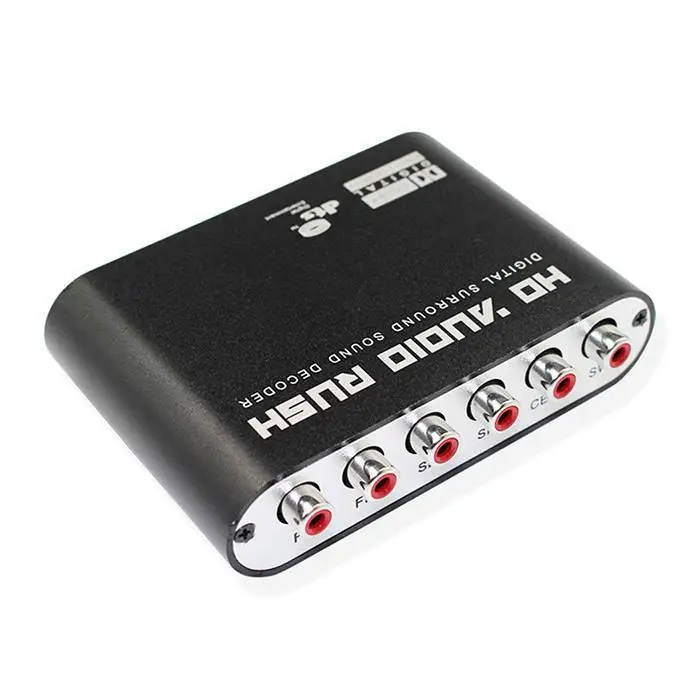 5 1 CH аудио декодер SPDIF коаксиальный RCA DTS AC3 цифровой до усилителя аналоговый