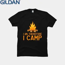 Дышащий я поэтому лагерь футболка человек сумасшедший уникальный для мужчин футболка 2018 уличная Юмор S-3xl