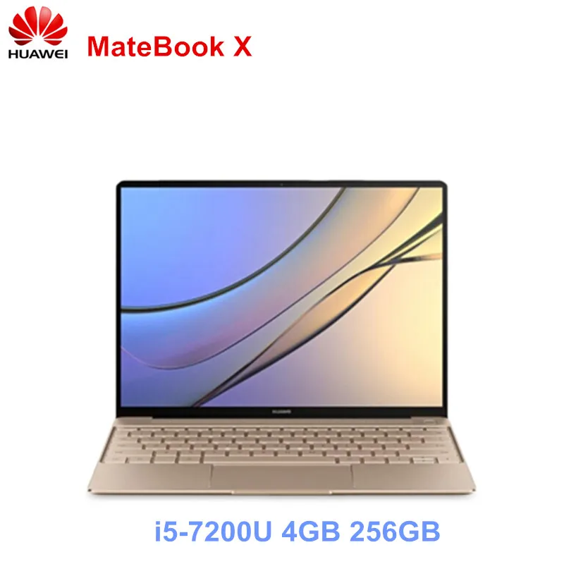 Huawei MateBook X ноутбук 13 0 дюймов Intel Core I5 7200U 4 Гб 256 ГБ SSD компьютер Windows 10 ips 2160x1440