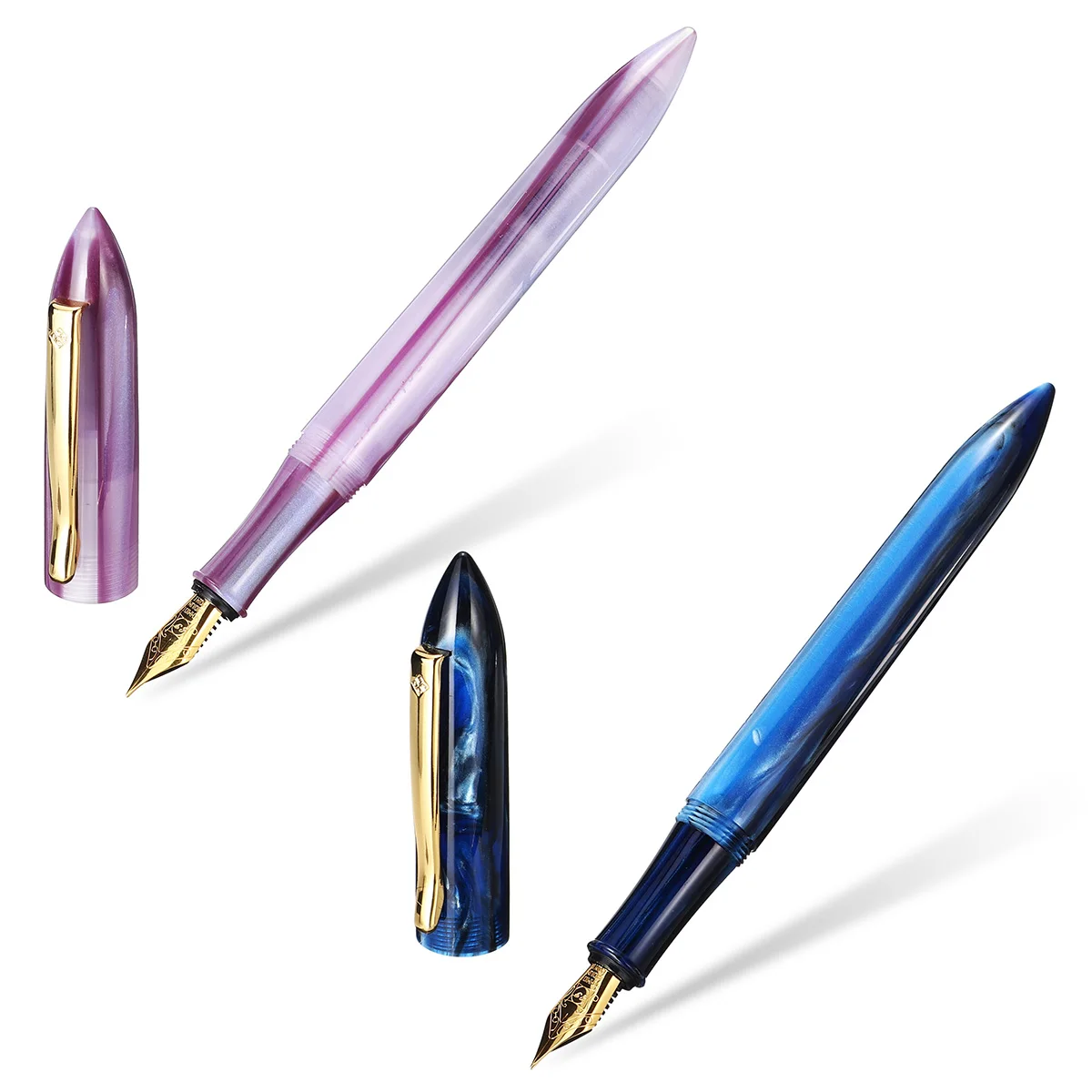 

KICUTE Business EF Nib Fountain Pen Resin Fine Pen For Christmas Gift Wedding Signing School Office Supplies with Original Box
