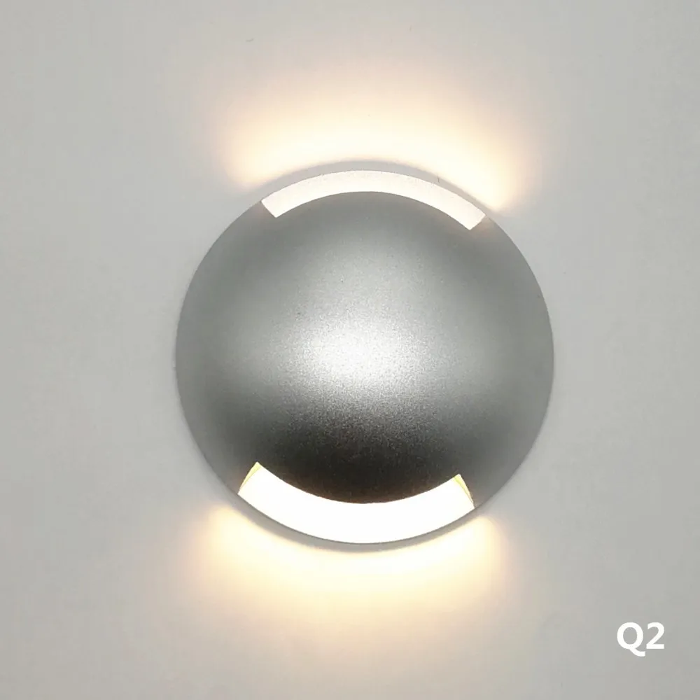 Goede 3 w LED Ondergrondse Tuinverlichting Trap Lamp IP67 Outdoor Landschap Verlichting DC12 24V Verzonken Patio Straatstenen Floor Deck Licht CE