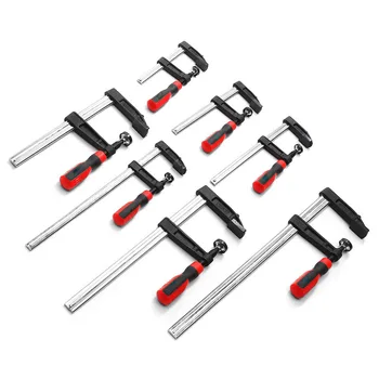 

50x100mm to 80x400mm Heavy F-Clamp Bar Quick Slide Quick Slide Clamp For Woodworking Carpenter Home Improvement Clamps