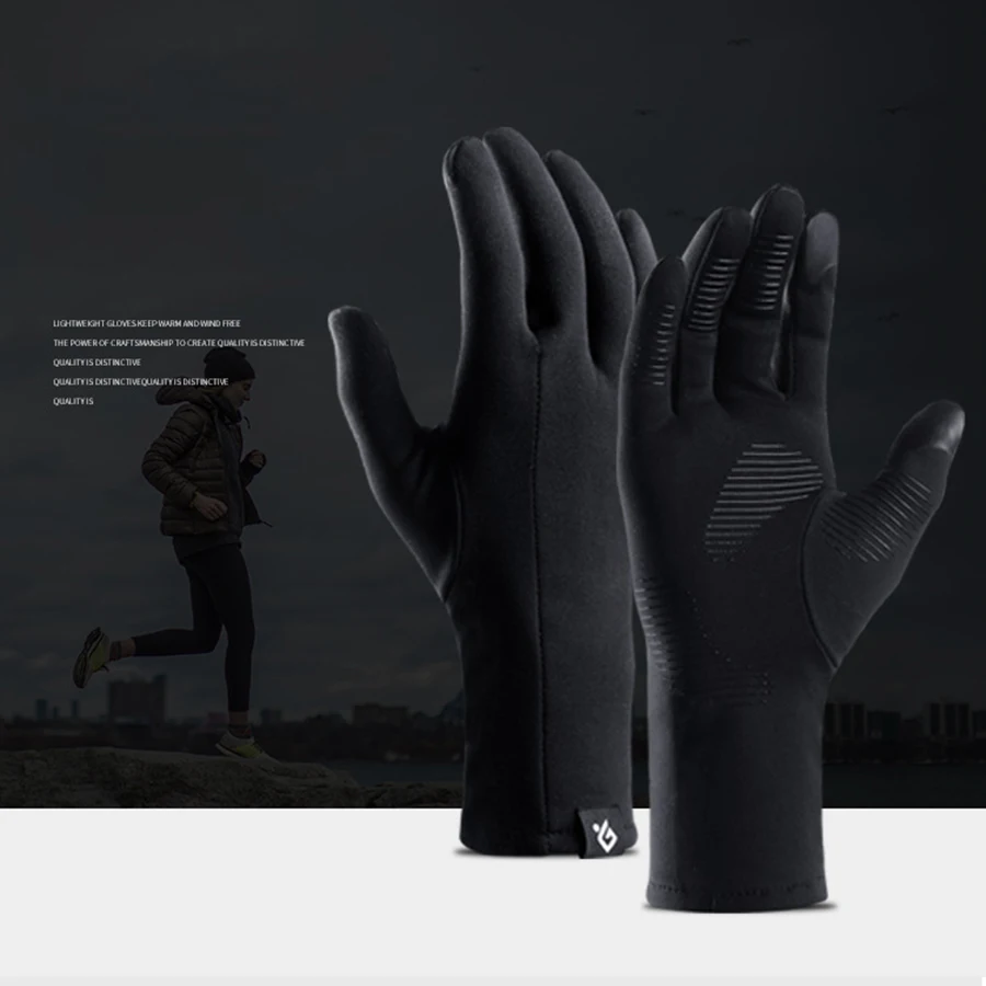 

Windproof Cycling Winter Gloves for Men Black Full Finger Touch Gloves Telephone Bike Bicycle Thermal Ski Gloves Riding Outdoor