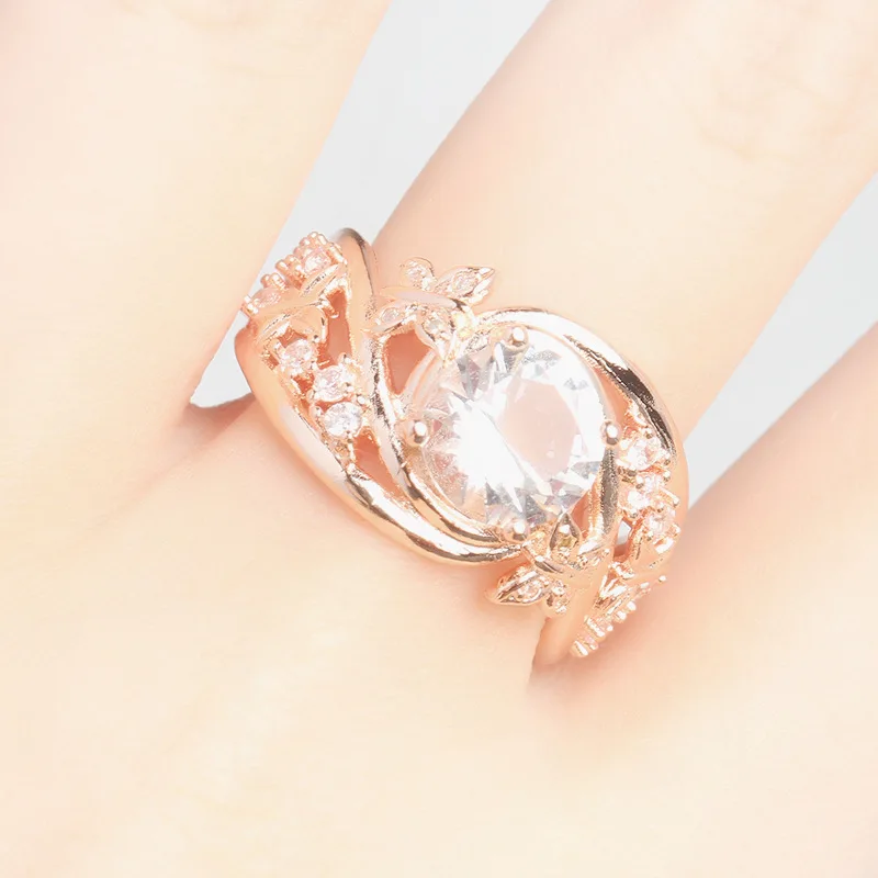 14 к розовое золото сапфир элегантное кольцо для женщин драгоценный камень Bague Etoile Anillos De Bizuteria ювелирные изделия кольца нефрит Bizuterias