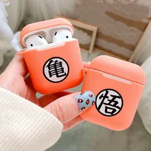 Японский аниме Dragon Ball Goku Мягкий силиконовый чехол для наушников для apple airpods наушники беспроводные Bluetooth защитный чехол