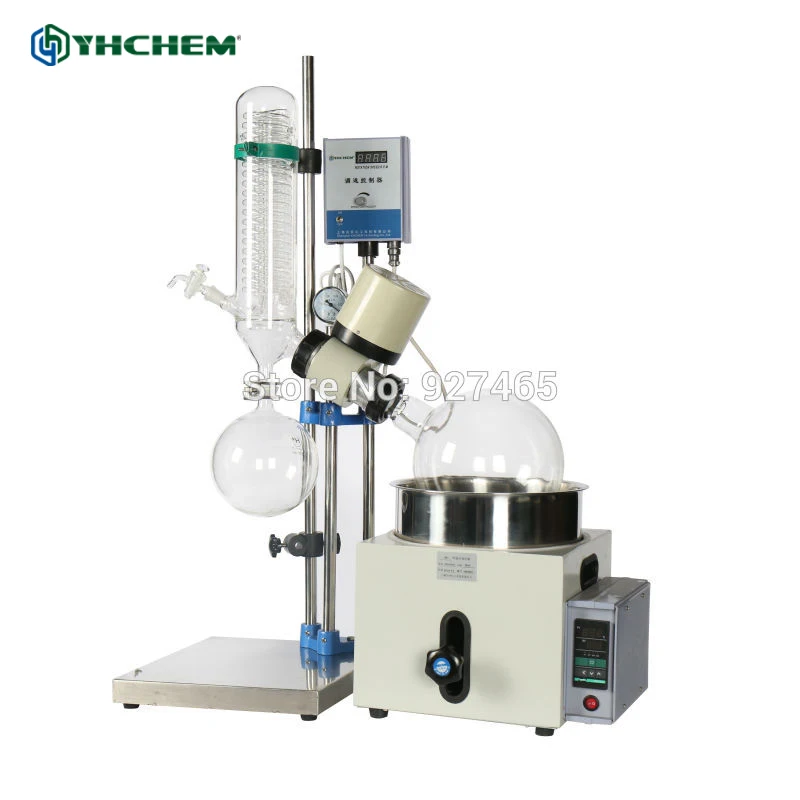 YHChem роторный испаритель под ключ Rotovap 5L ручной подъемник с охладителем и
