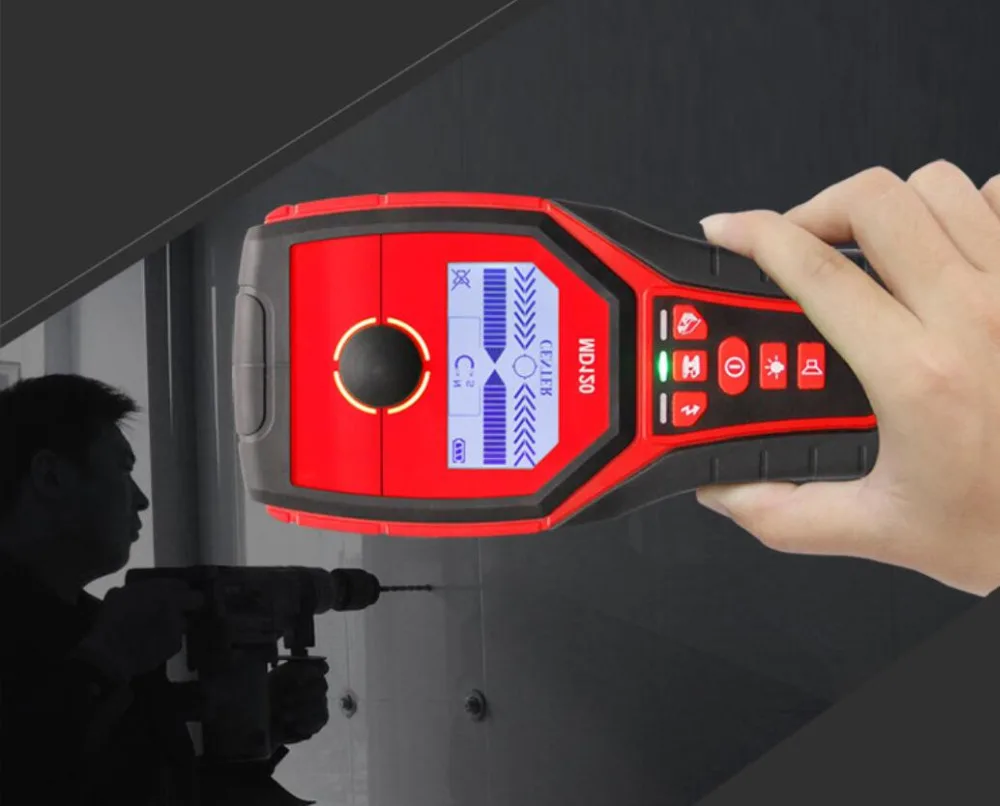 

Metal Detector underground Multi-functional Digital Wall Detector pinpointer Metal Wood Studs Finder AC Cable Live Wire Scanner