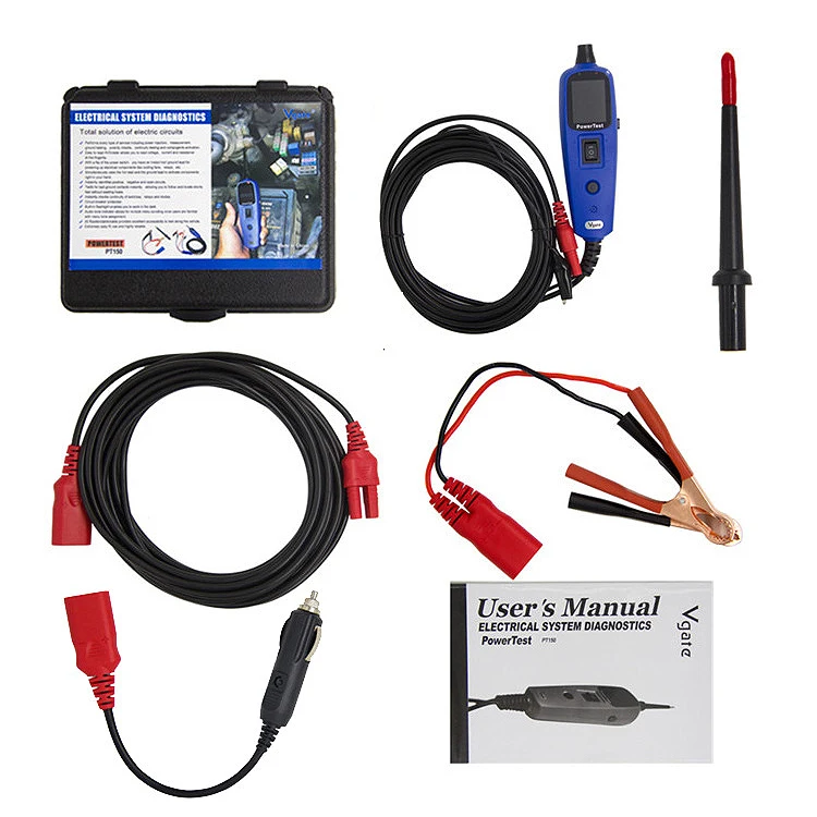 Prueba de potencia Sistema eléctrico Pt150 coche Auto diagnóstico probador de circuito eléctrico herramientas Automotrices