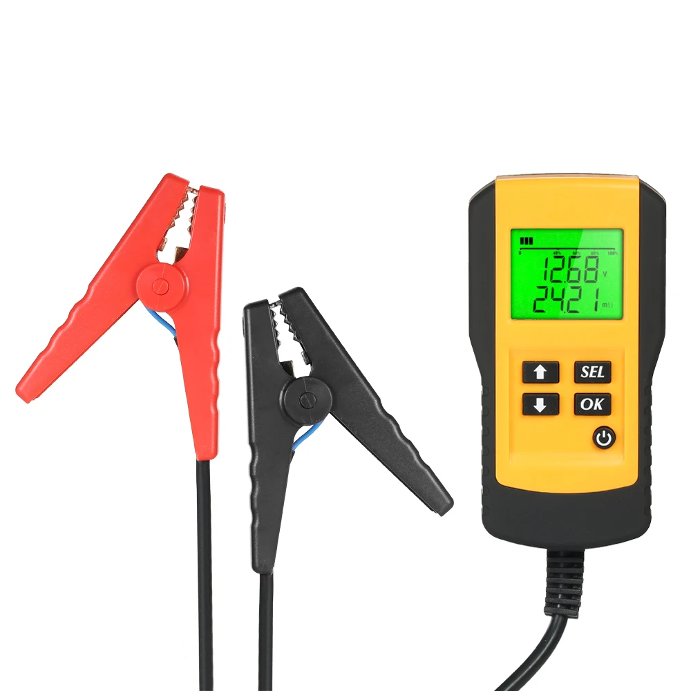 

12V LCD Digital Car Battery Tester Automotive Battery Load Tester Analyzer Automobile Vehicle Battery Diagnostic Testing Tool