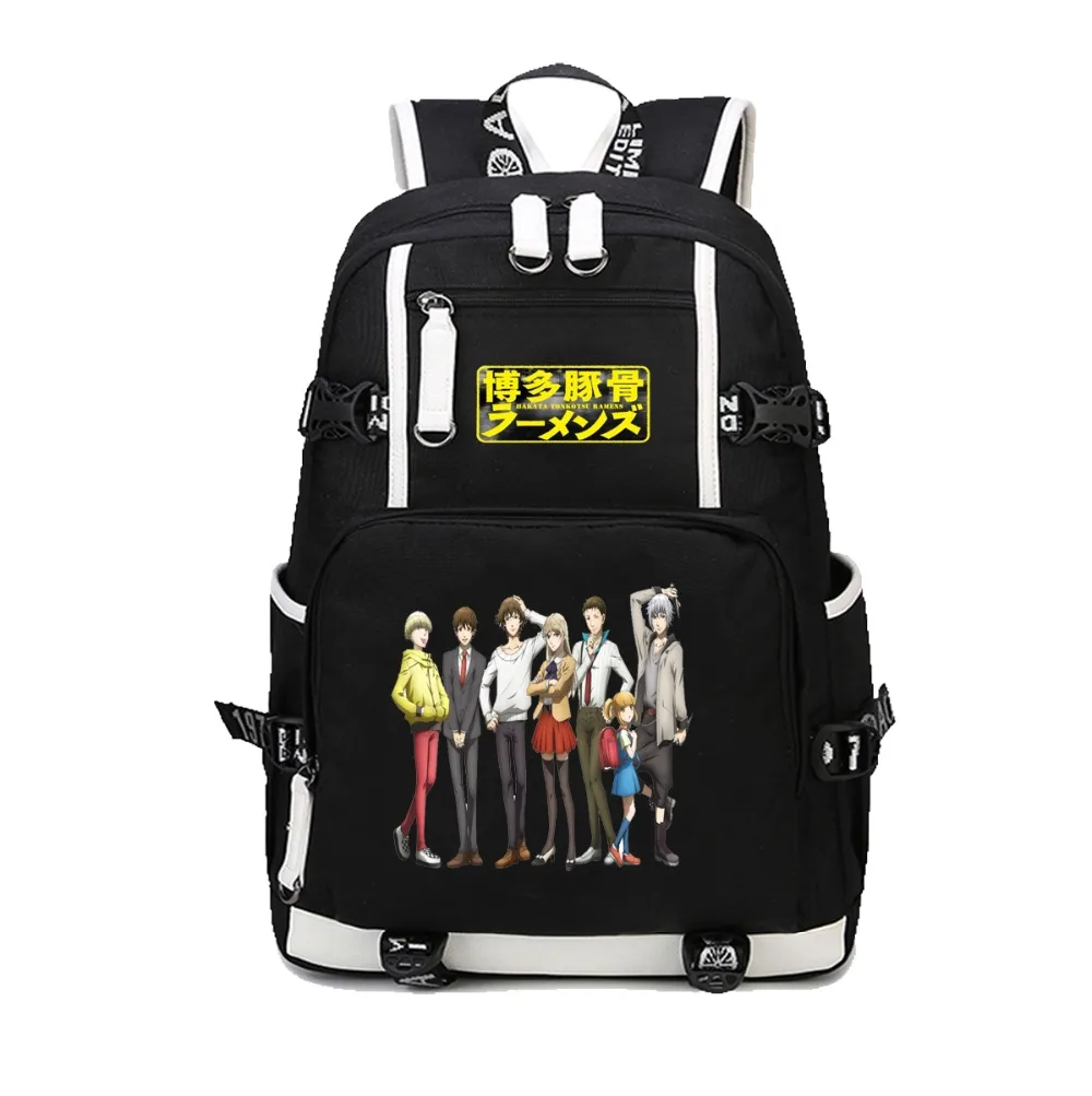 

anime Hakata Tonkotsu Ramens Backpack Men Women's Travel Shoulder Bags Teenagers student book backpack Children backpack 9 style