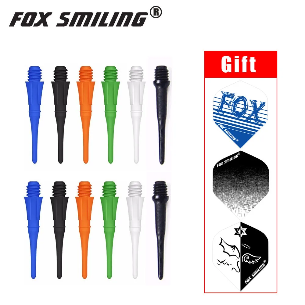 Fox Smiling 50pcs 25mm Colorful 2BA Professional Dart Soft Tip For Soft Tip Darts And Electronic Darts Tip With Good Quality Fox Smiling 50pcs 25mm Colorful 2BA Professional Dart Soft Tip For Soft Tip Darts And Electronic Darts Tip With Good Quality