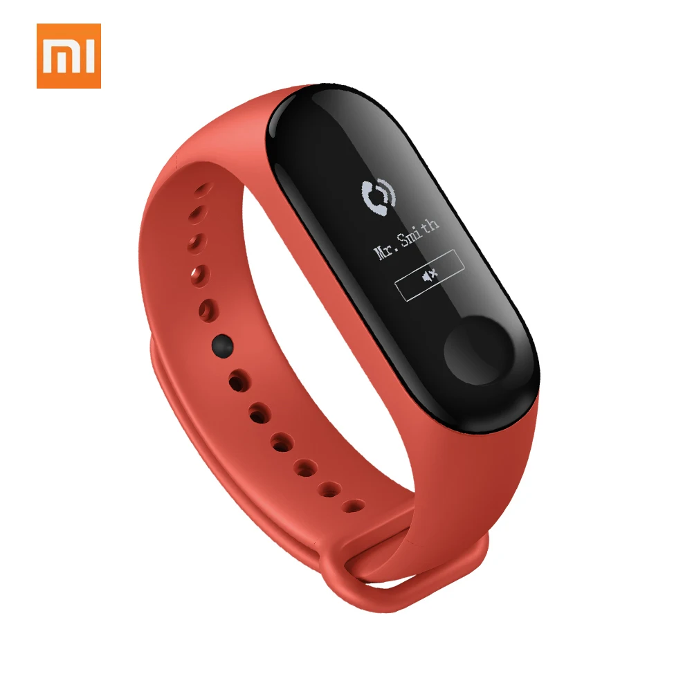 Спортивный Браслет Xiaomi Mi Band 3 трекер сердечного ритма монитор сна вызов