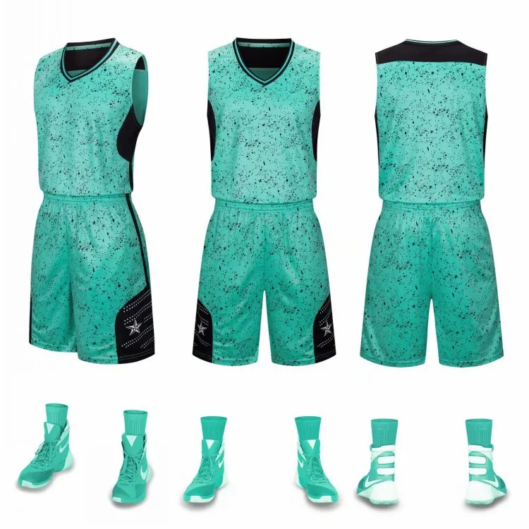 

Basketball Clothes Set Mens Children Custom Female Breathable Sports Training Uniform College Students Jersey Lettering Summer