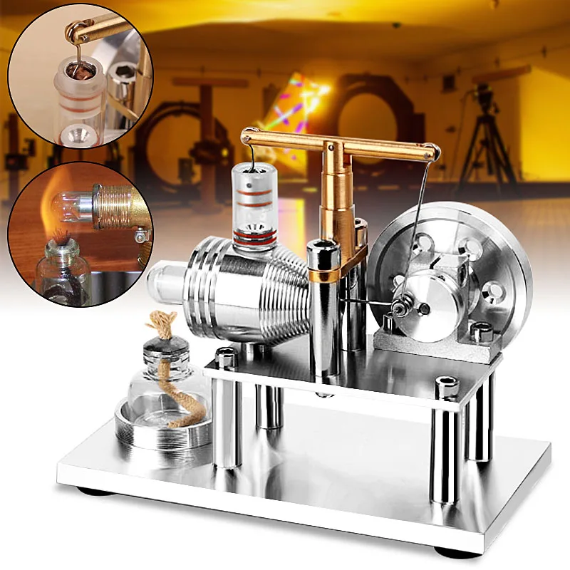 

New Arrival Balance Stirling Engine Model External Combustion Engine Model Hobby Birthday Gift Student Experiment Toys For Child