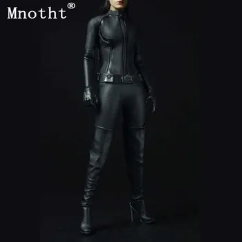 

Montht Sexygirl 1/6 Scale Cool Black Suit CATWOMAN Catherine Clothing Outfit Set Collectable 12" Female Action Figure Body Toys