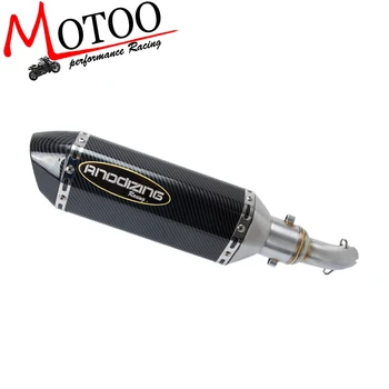 

Motorcycle Exhaust System Slip On Middle Pipe Link Muffler For YAMAHA YZF-R3 YZF R25 R3 2014-2018 MT03 MT-25 2016-2018 Slip-On