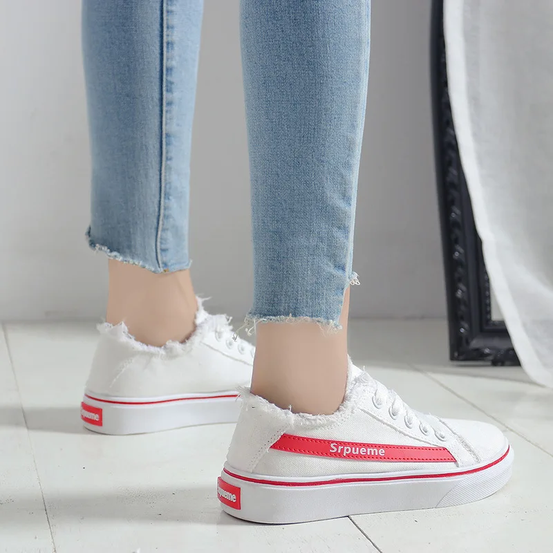 

Blade Canvas Shoe INS Exceed Fire Student Han Banyuan Old Ulzzang The Wind In Small-MAM