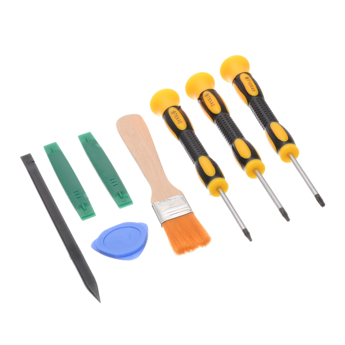 

3pcs Double-ended/Triangle/Long Prying Tools + T8/T6/T10 Screwdriver with Brush Kit Set For Xbox One 360 PS3 PS4