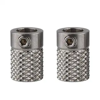 

2Pcs Stainless Steel Knurled 3D Printer Extrude Drive Gear Feeder Wheel Bore 5mm for Ultimaker2 UM2